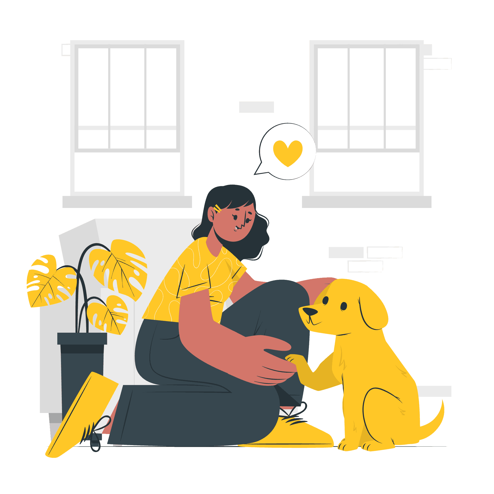 Momento de cuidado entre tutor y mascota